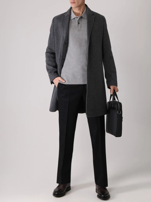 Поло хлопковое BOSS