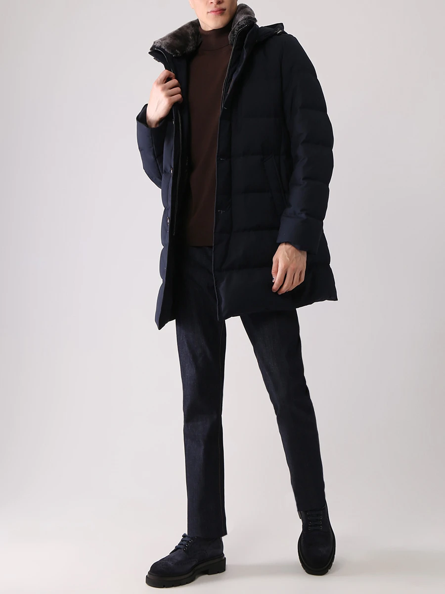 Пуховик стеганый