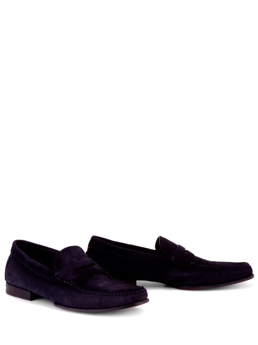 Лоферы замшевые SANTONI