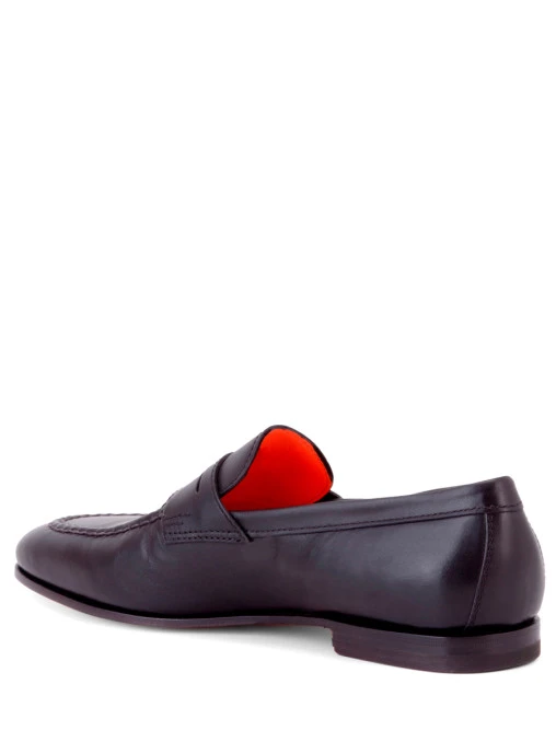 Лоферы кожаные SANTONI