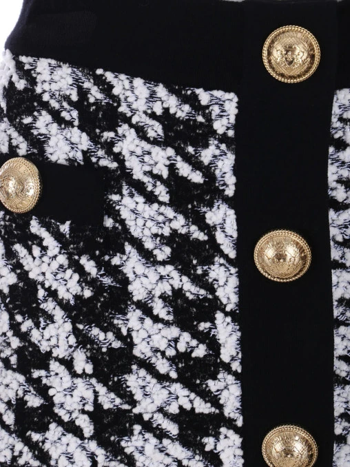 Юбка из вискозы BALMAIN