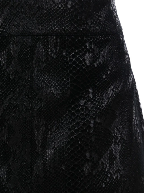 Юбка из вискозы и шелка SAINT LAURENT