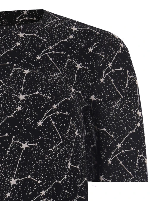 Платье из всикозы SAINT LAURENT