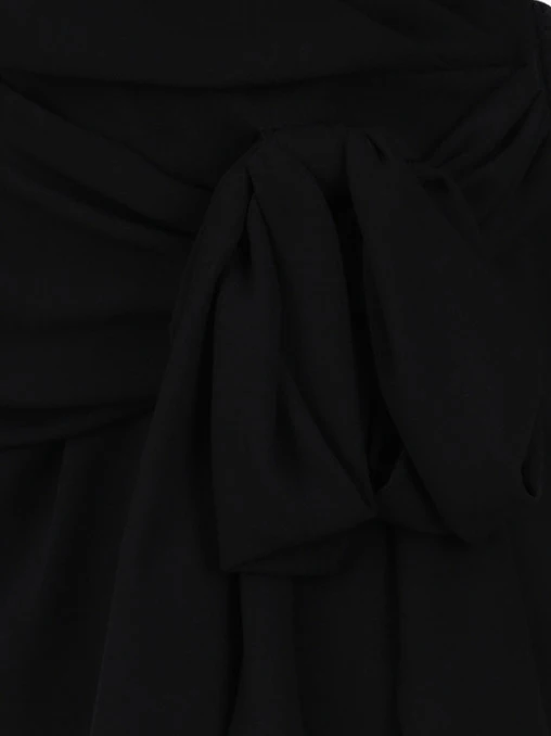 Платье однотонное SAINT LAURENT