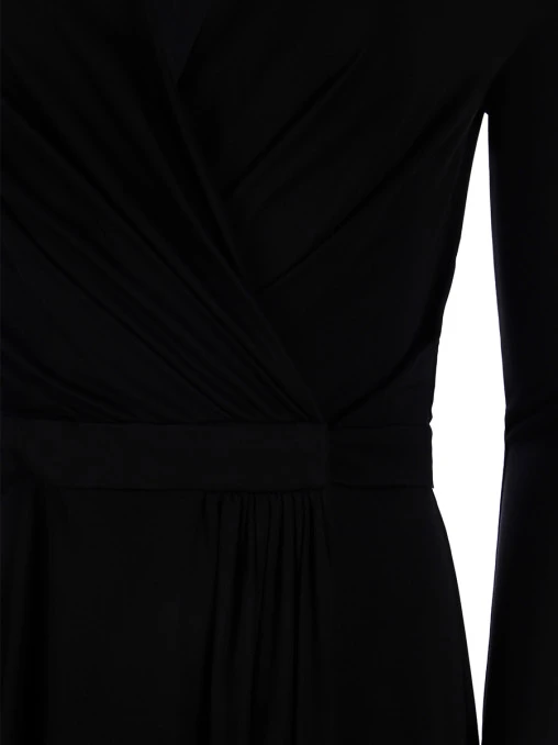 Платье однотонное SAINT LAURENT