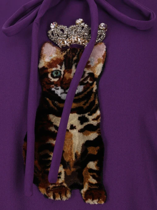 Блуза с принтом DOLCE & GABBANA
