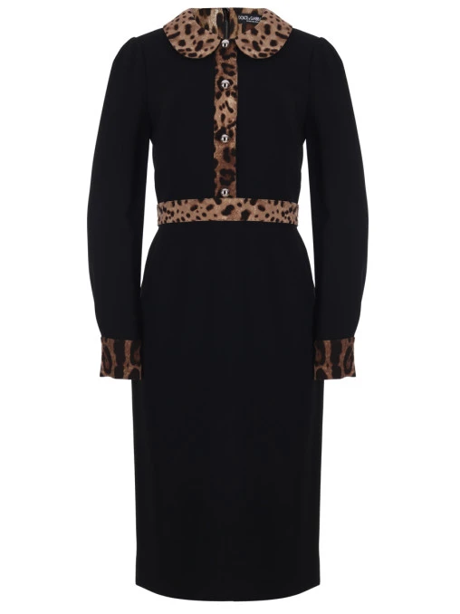 Платье из вискозы DOLCE & GABBANA