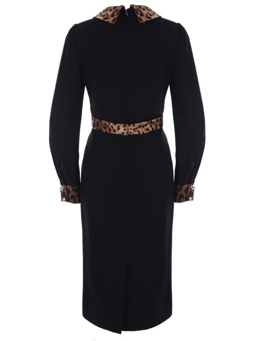 Платье из вискозы DOLCE & GABBANA