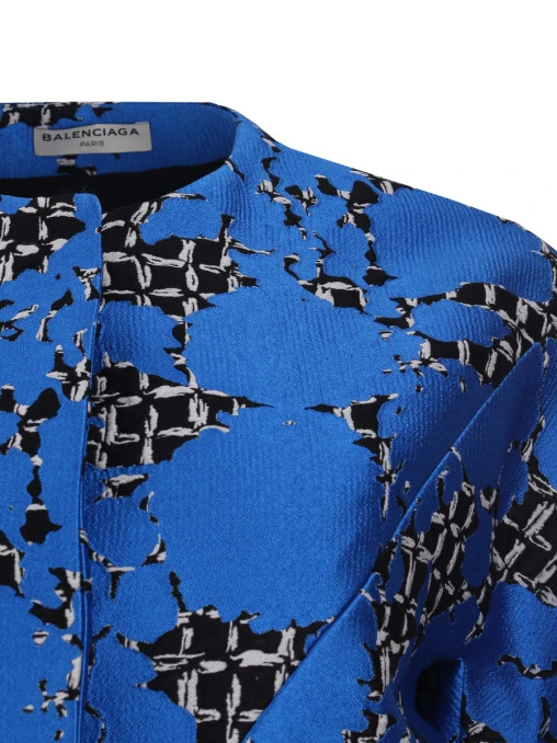 Пальто с принтом BALENCIAGA