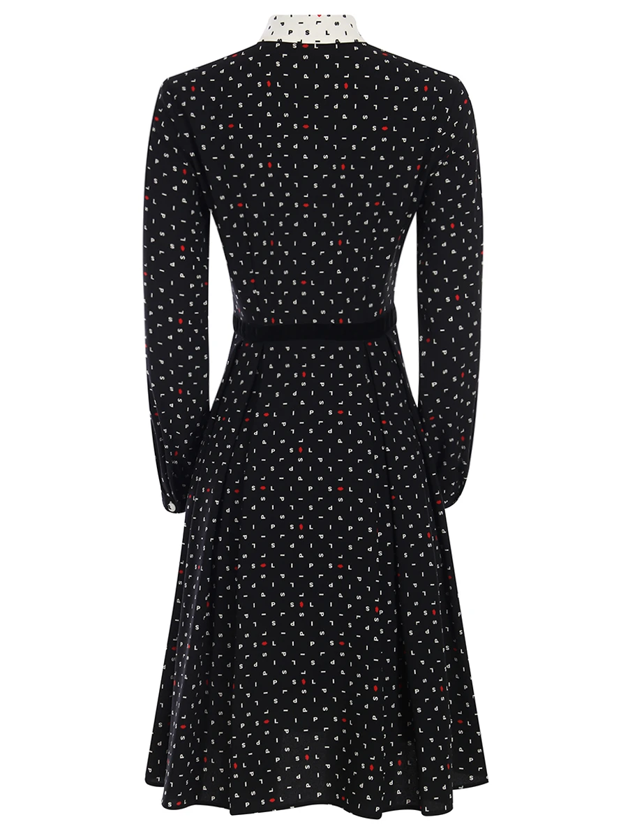 Платье с принтом