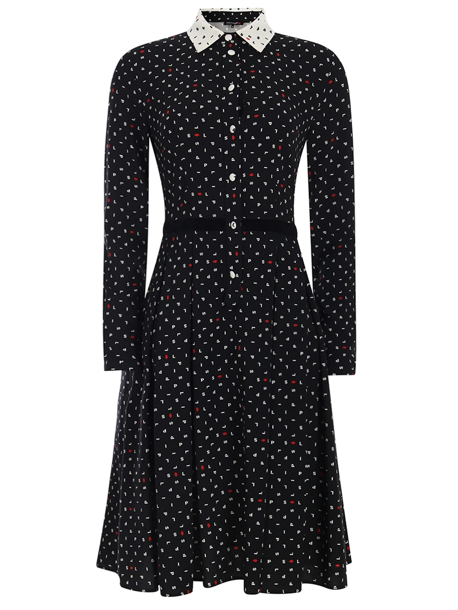 Платье с принтом