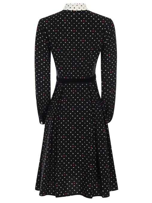 Платье с принтом ALEXANDER TEREKHOV