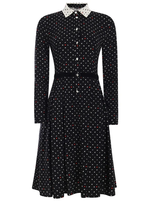 Платье с принтом ALEXANDER TEREKHOV