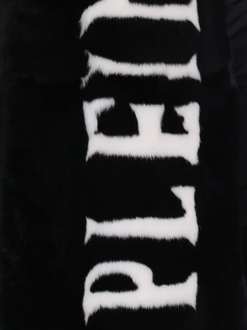 Пуховик с принтом PHILIPP PLEIN