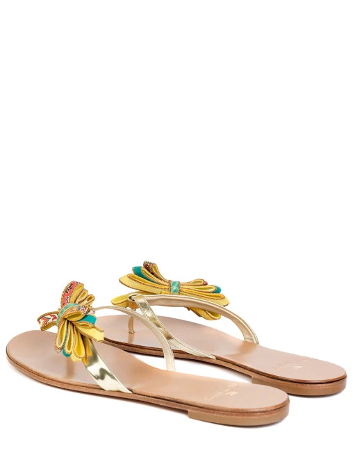Шлепанцы кожаные ETRO