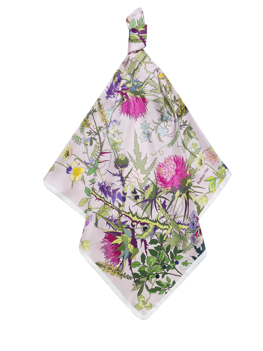 Платок шелковый Scottish rose