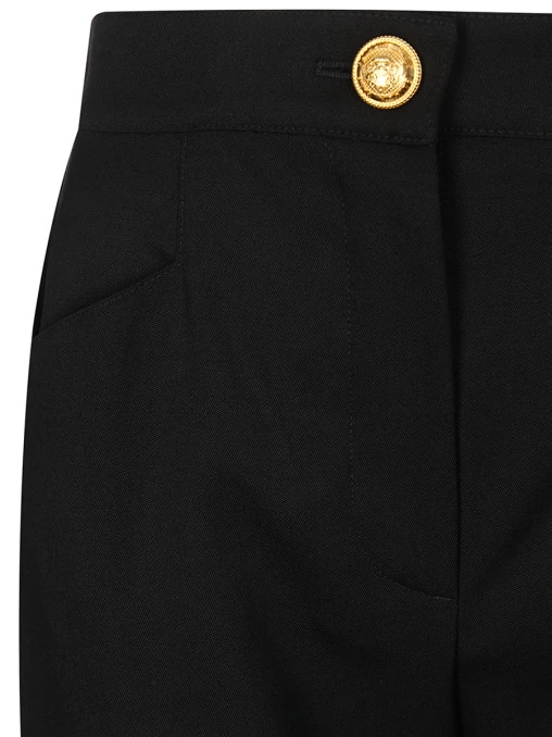 Брюки шерстяные BALMAIN