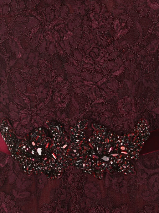 Платье с кружевом BADGLEY MISCHKA