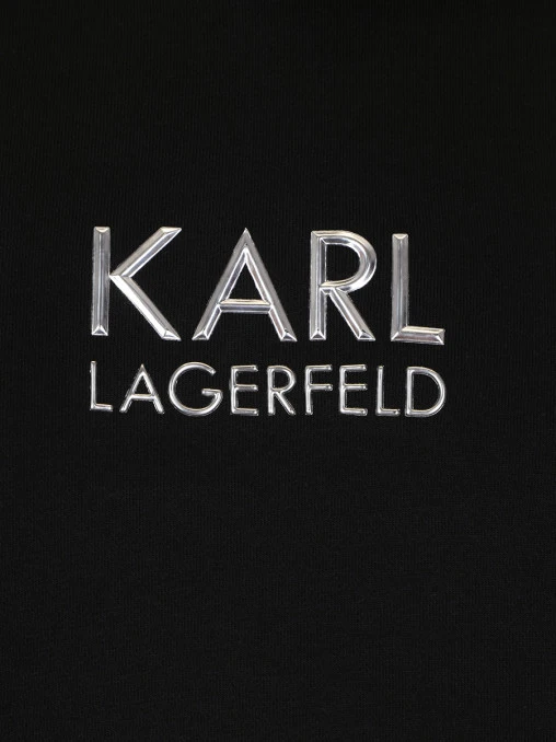 Худи хлопковое KARL LAGERFELD