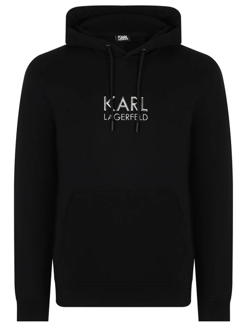 Худи хлопковое KARL LAGERFELD