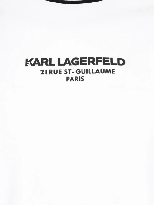 Футболка хлопковая KARL LAGERFELD