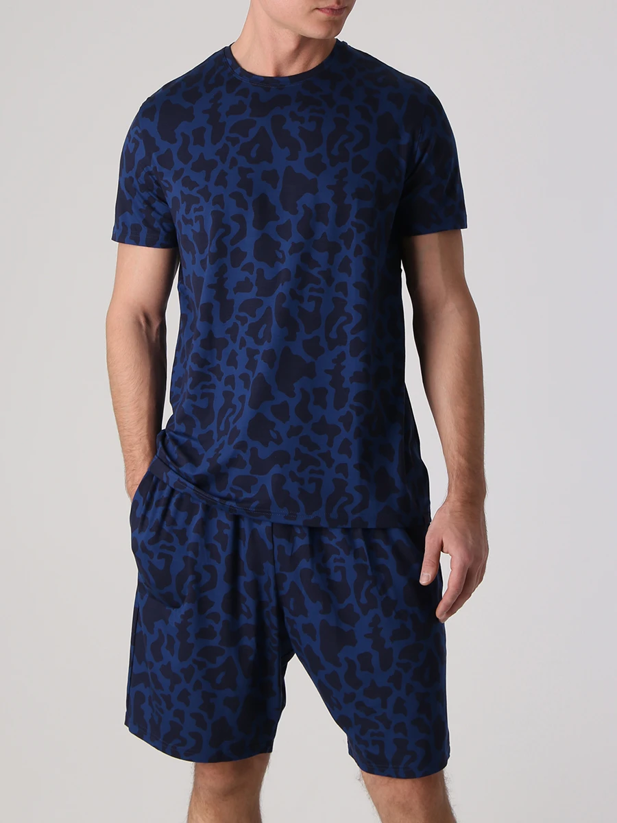 Шорты из модала с принтом