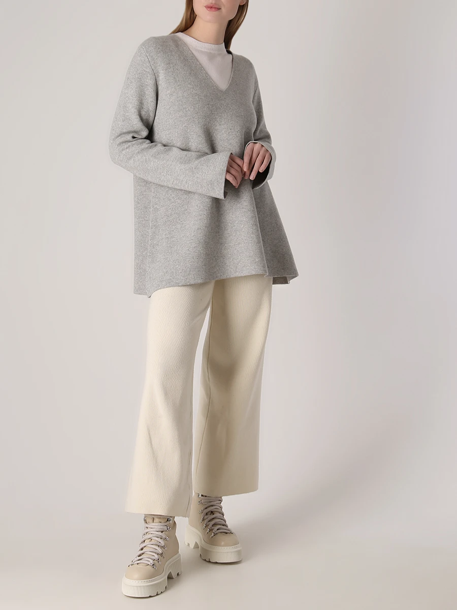 Пуловер шерстяной