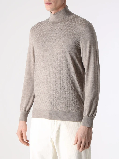 Водолазка шерстяная BERTOLO LUXURY MENSWEAR