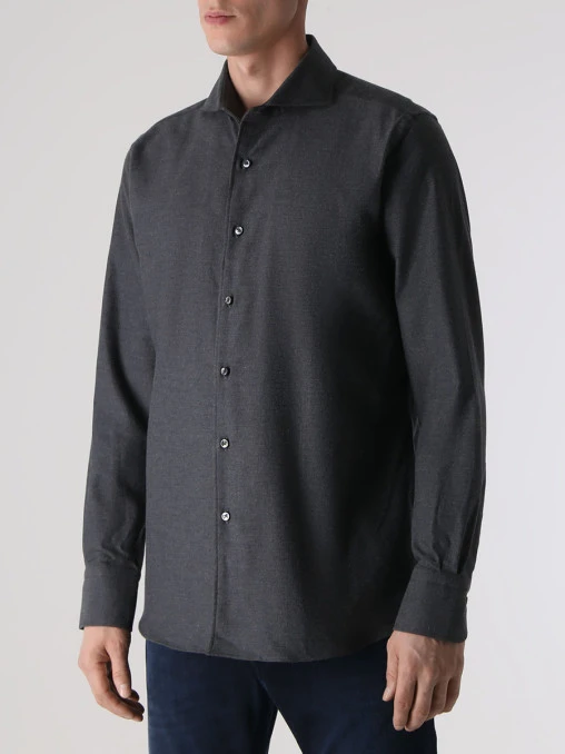 Рубашка Regular Fit хлопковая CANALI