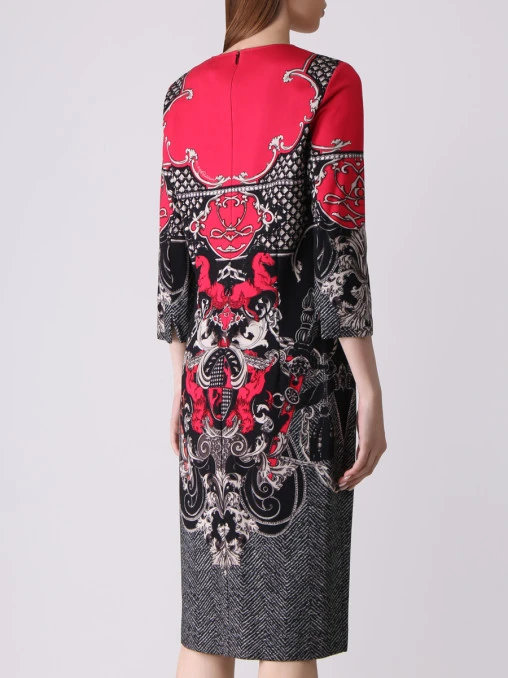 Платье из вискозы  с принтом JUST CAVALLI