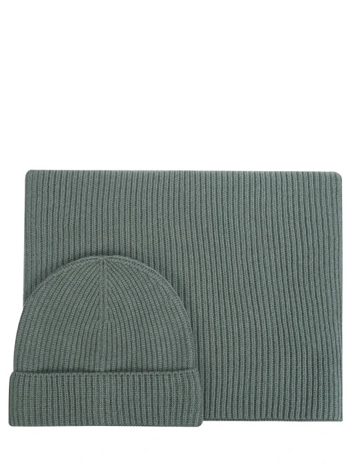 Комплект шапка и шарф шерстяной GRAN  SASSO