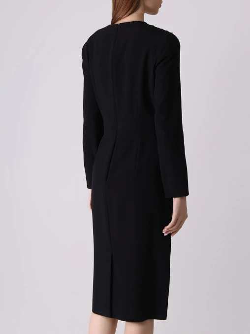 Платье с принтом ALEXANDER MCQUEEN