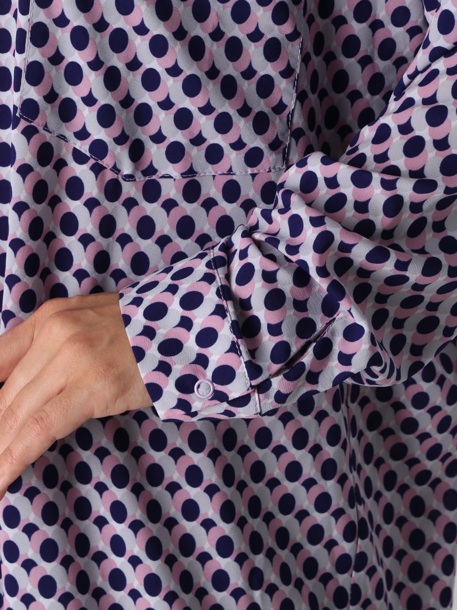 Блуза из вискозы с принтом