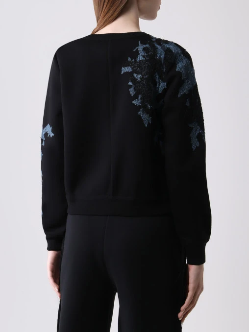 Джемпер с кружевом ERMANNO SCERVINO