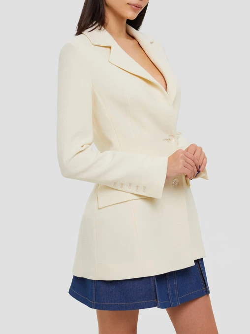Жакет шерстяной Lady Boss WHITE LILY