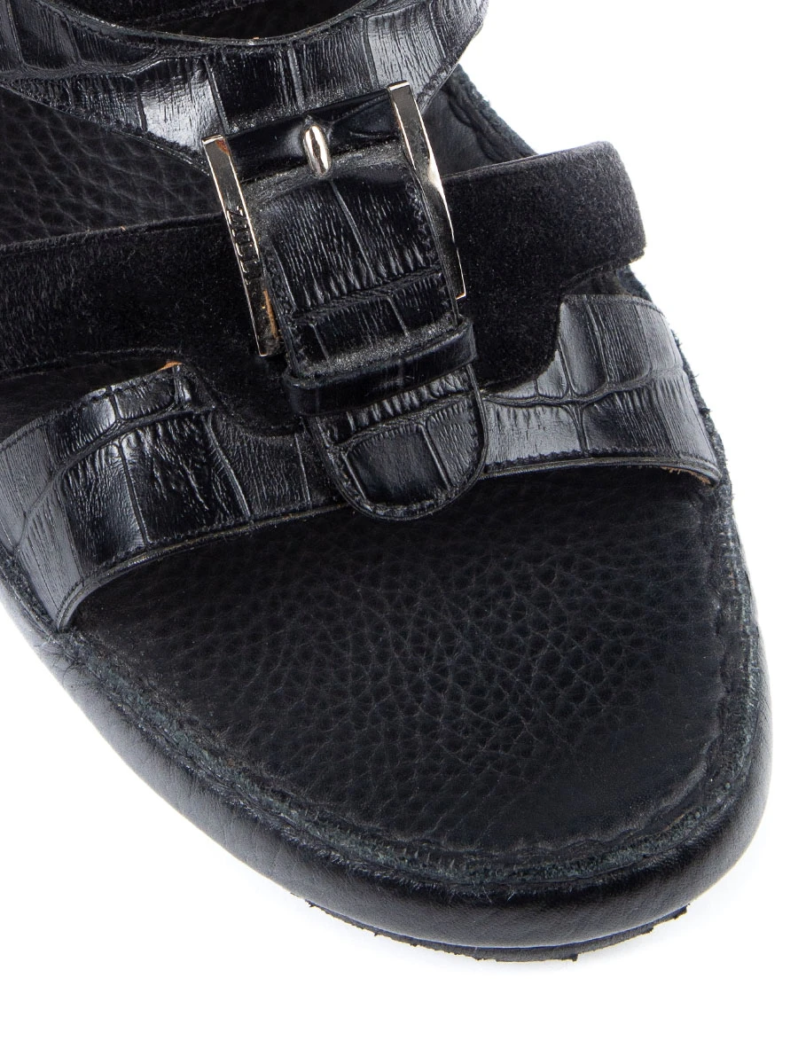 Шлепанцы кожаные