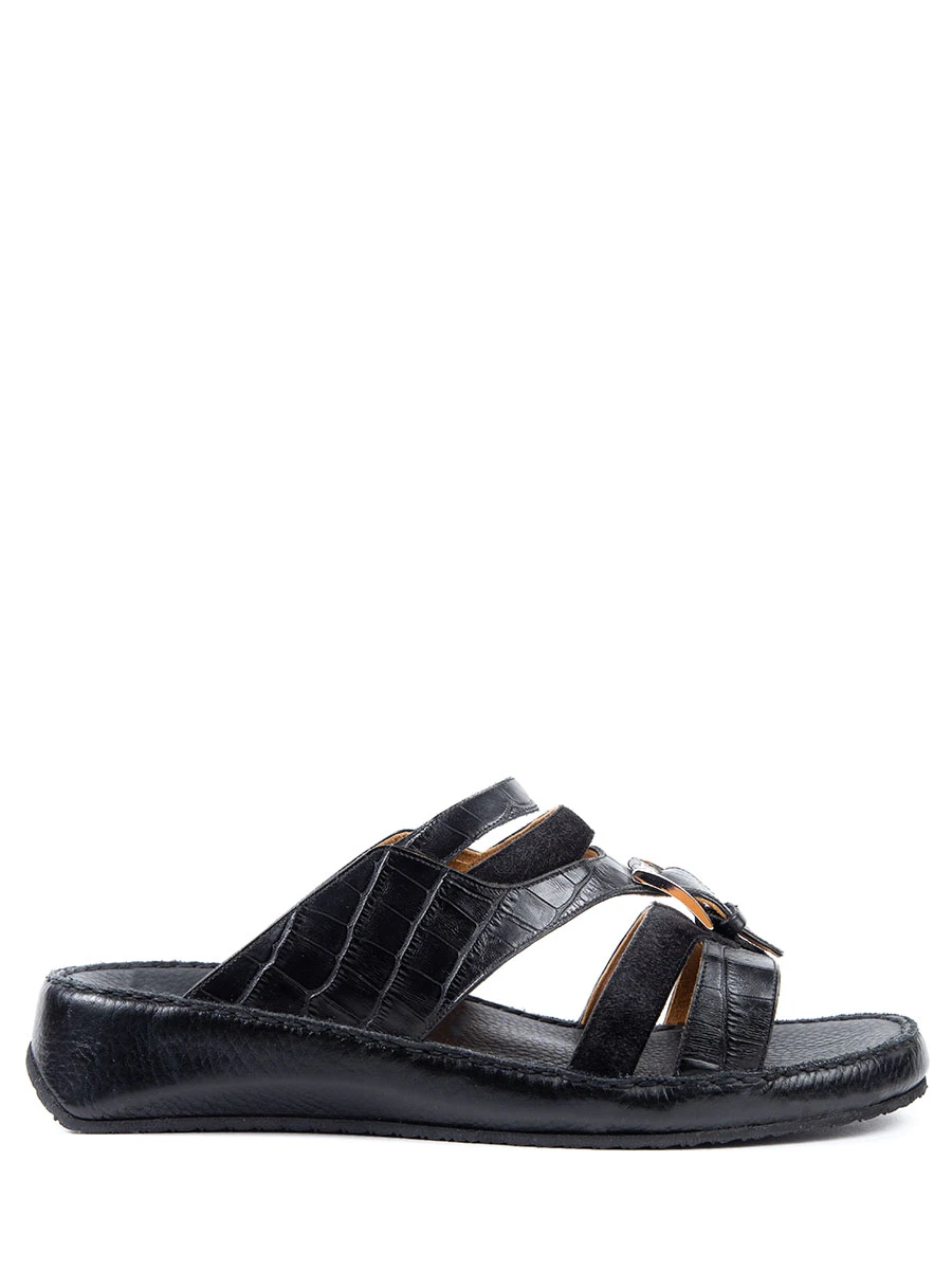 Шлепанцы кожаные