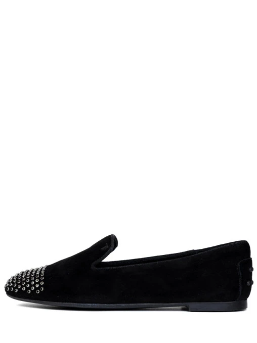 Лоферы замшевые TOD`S