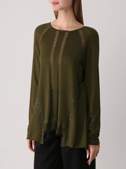 Джемпер шерстяной ALBERTA FERRETTI