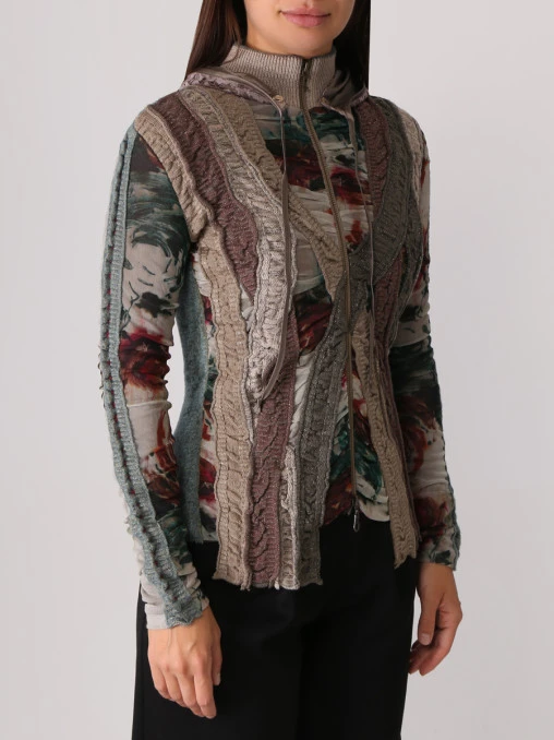 Кардиган с принтом TRICOT CHIC