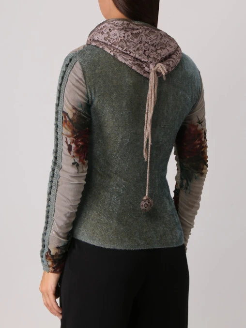 Кардиган с принтом TRICOT CHIC