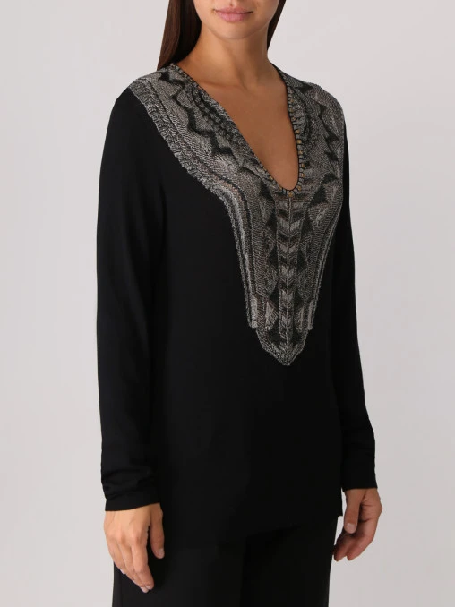 Пуловер из вискозы JUST CAVALLI