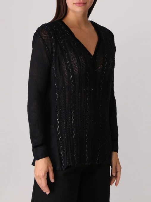 Джемпер с люрексом TRICOT CHIC