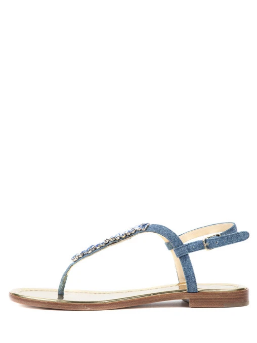Сандалии кожаные ERMANNO SCERVINO