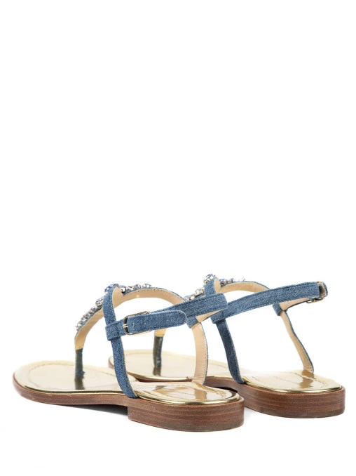 Сандалии кожаные ERMANNO SCERVINO