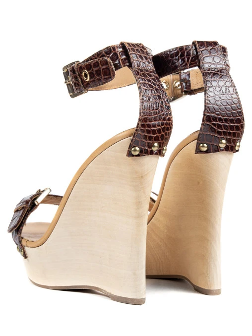 Босоножки кожаные DSQUARED2