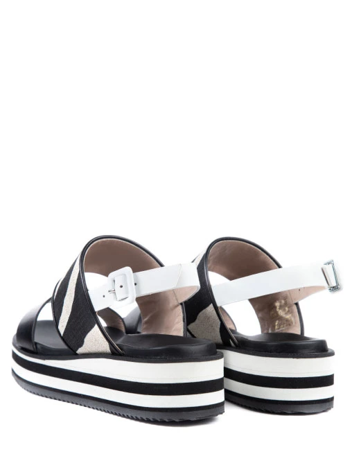 Сандалии кожаные ERMANNO SCERVINO