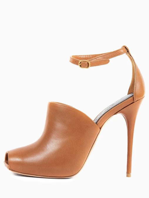 Босоножки кожаные ALEXANDER MCQUEEN