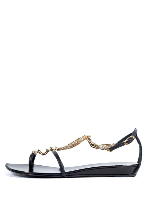 Сандалии кожаные GIUSEPPE ZANOTTI