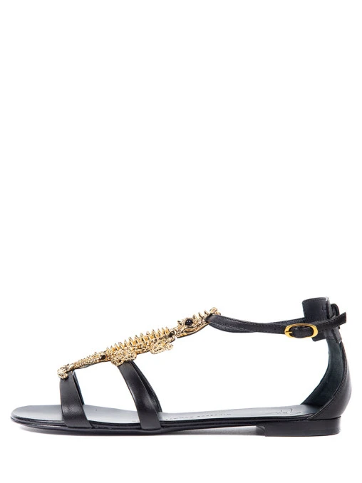 Сандалии кожаные GIUSEPPE ZANOTTI